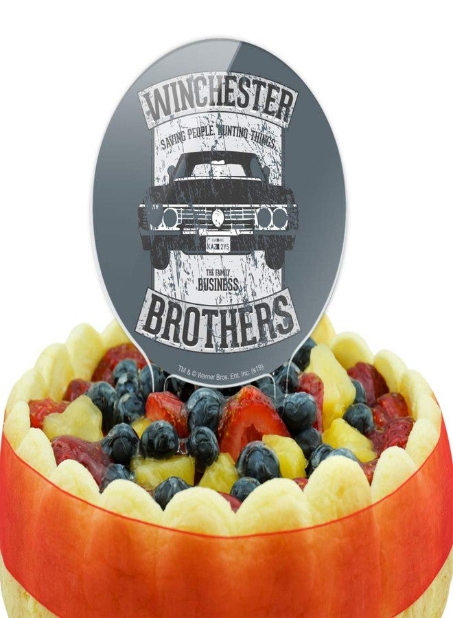 GRAPHICS & MORE Acrylic Supernatural Brother's Impala Cake Topper Party Decoration for Wedding Anniversary Birthday Graduation - Image 5